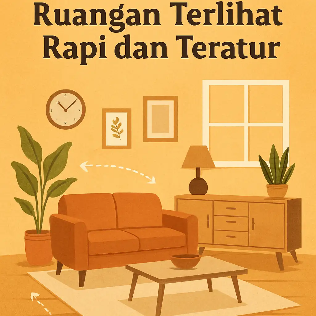 Tips Menata Furniture agar Ruangan Terlihat Rapi dan Teratur