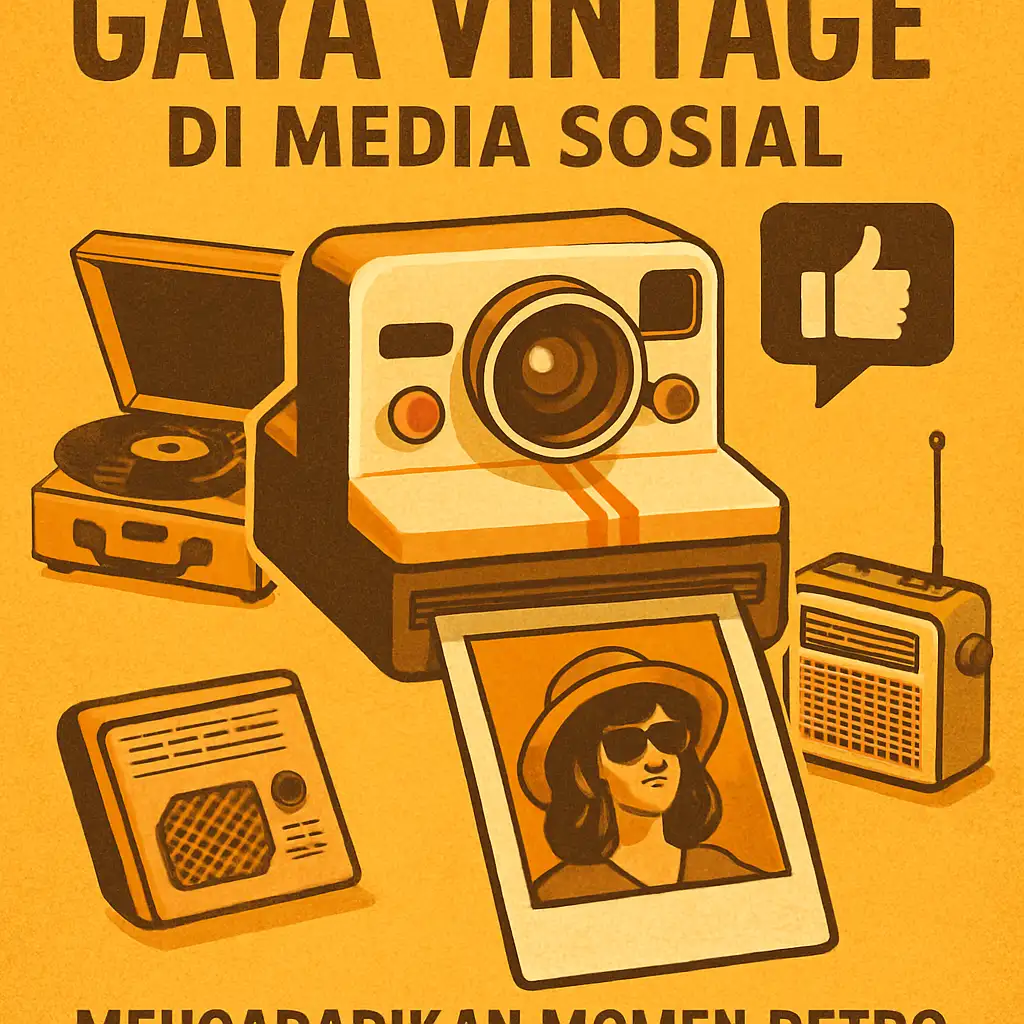 Gaya Vintage di Media Sosial: Mengabadikan Momen Retro