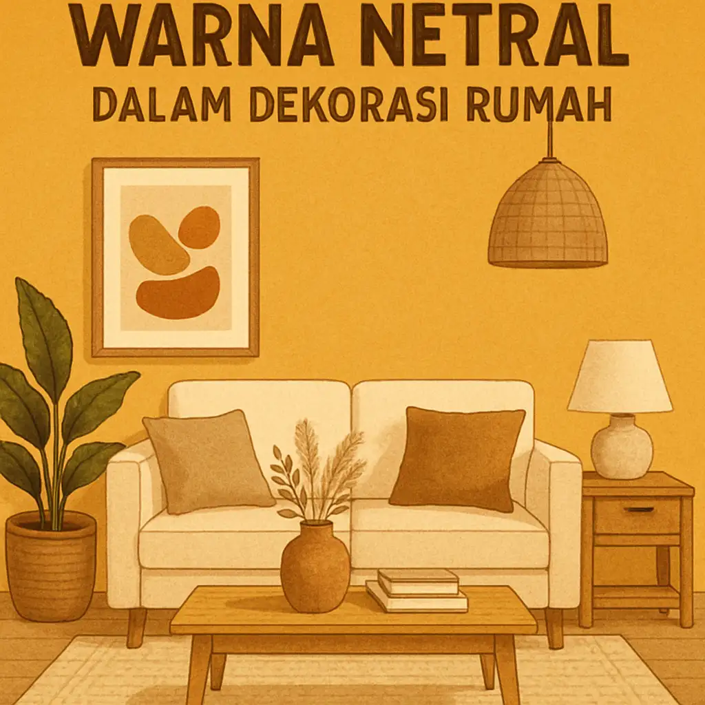 5 Cara Menggunakan Warna Netral dalam Dekorasi Rumah