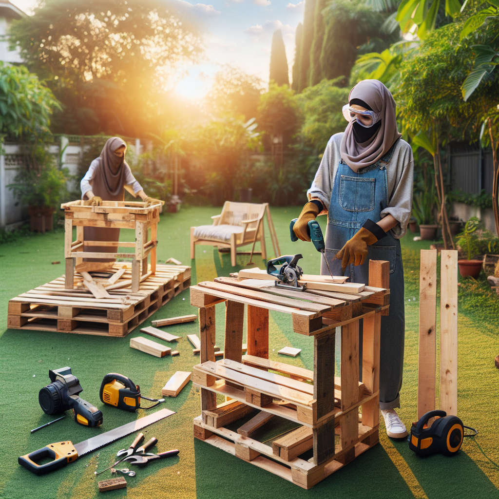 DIY: Menciptakan Furnitur dari Palet Kayu Bekas