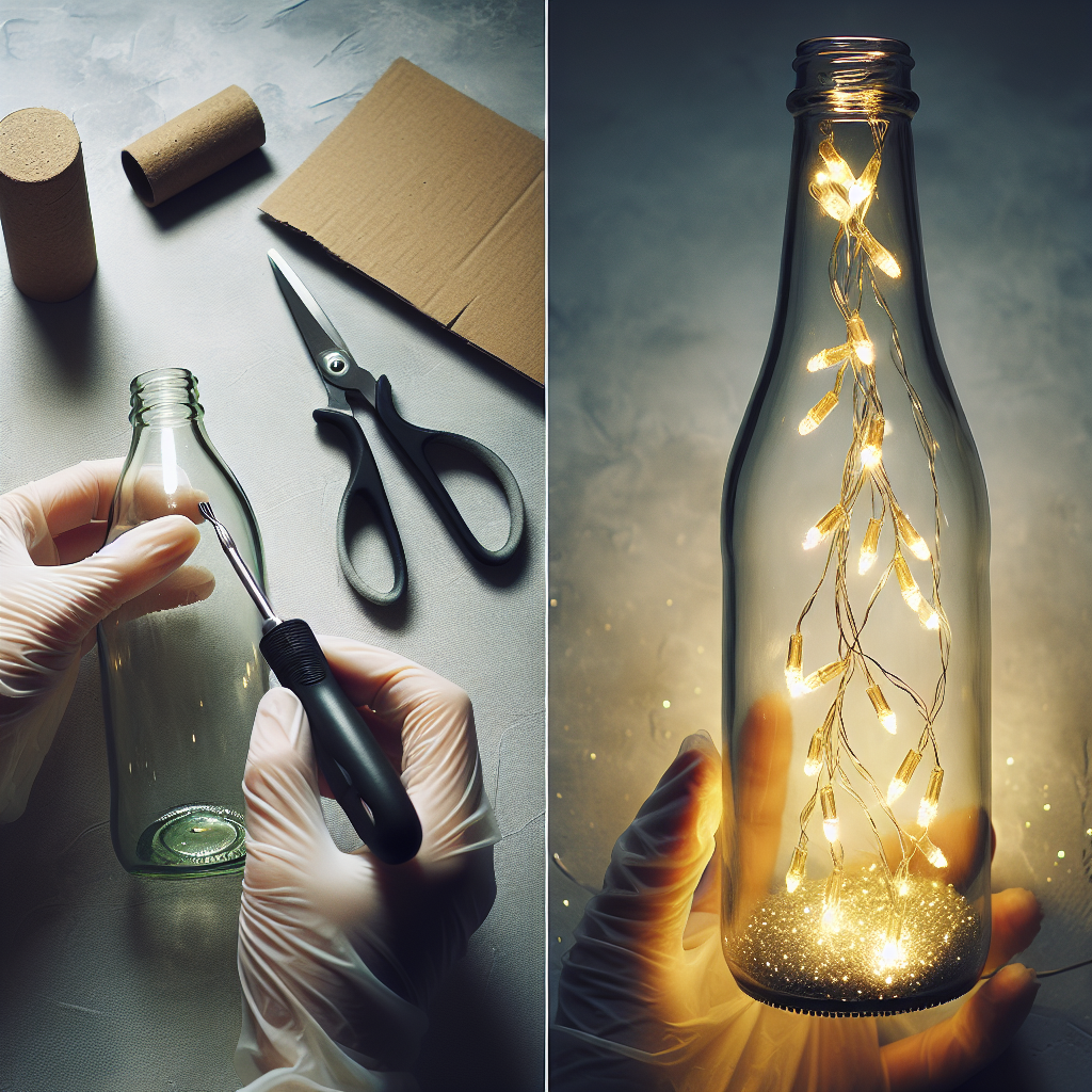 DIY: Membuat Lampu Hias dengan Botol Bekas