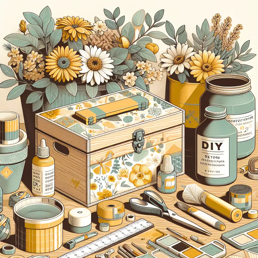 DIY: Menghias Kotak Penyimpanan dengan Teknik Decoupage