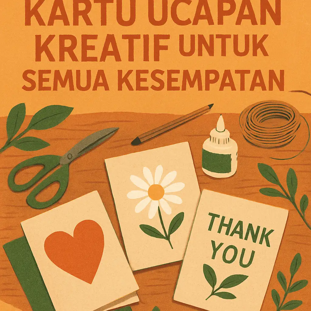 DIY: Membuat Kartu Ucapan Kreatif untuk Semua Kesempatan